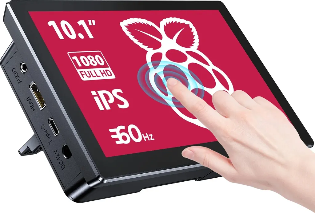 Écran tactile pour Raspberry Pi et mini PC 10,1" avec ventilateur EU