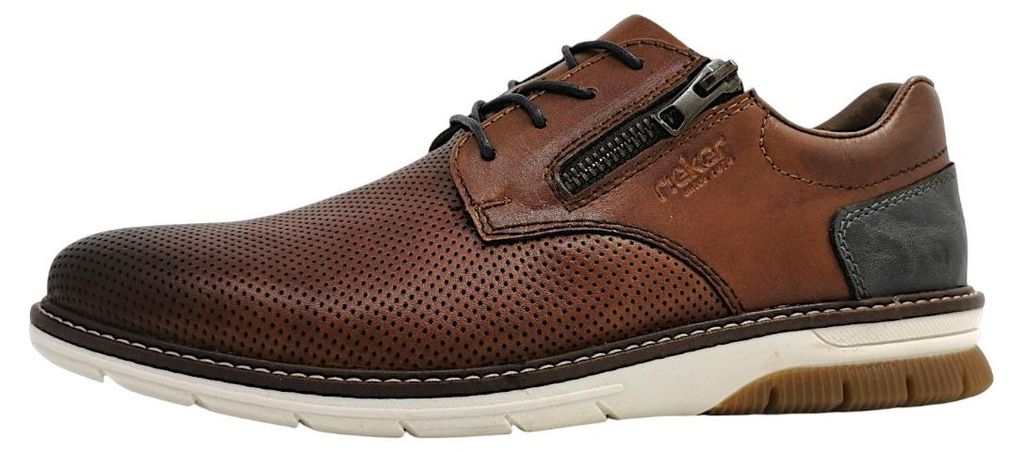 Rieker  Herrenschuhe Businessschuhe Braun Freizeit Productafbeelding 