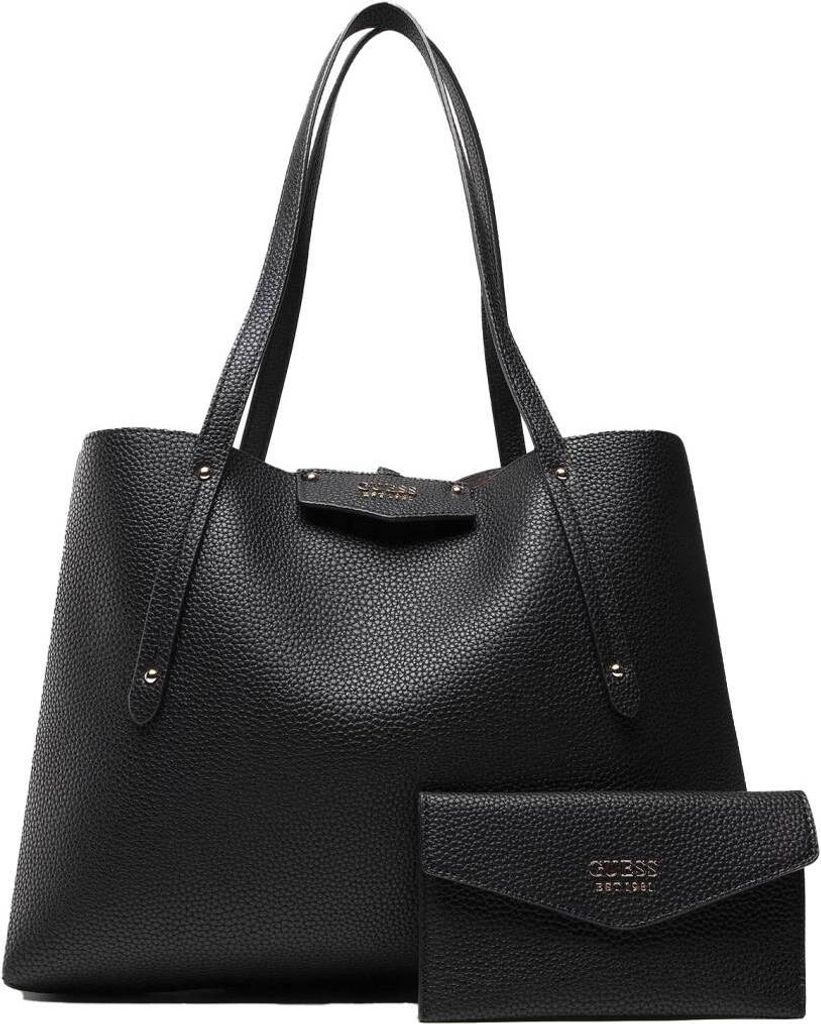 GUESS Damen Schultertasche Eco Brenton Black Produktbild 