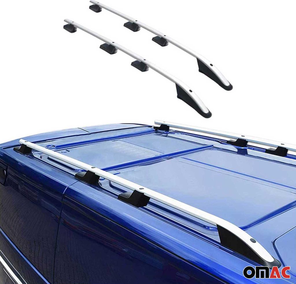 Alu Dachreling Querträger für Ford Transit 2014-2025 L2 Mittel Radstand Grau
