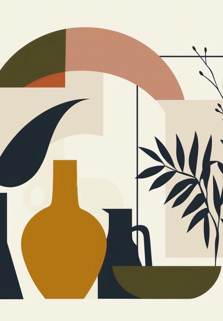 Plakat 68x98cm Form des Stils