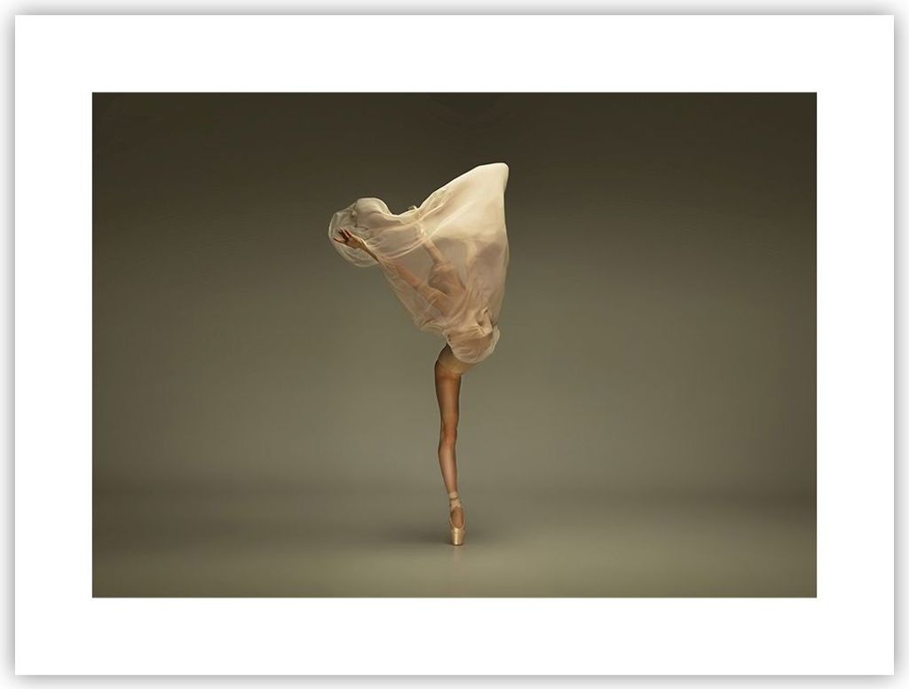 Poster - Poster ohne Rahmen - Ballerina Figur Tanzen - Produktbild 