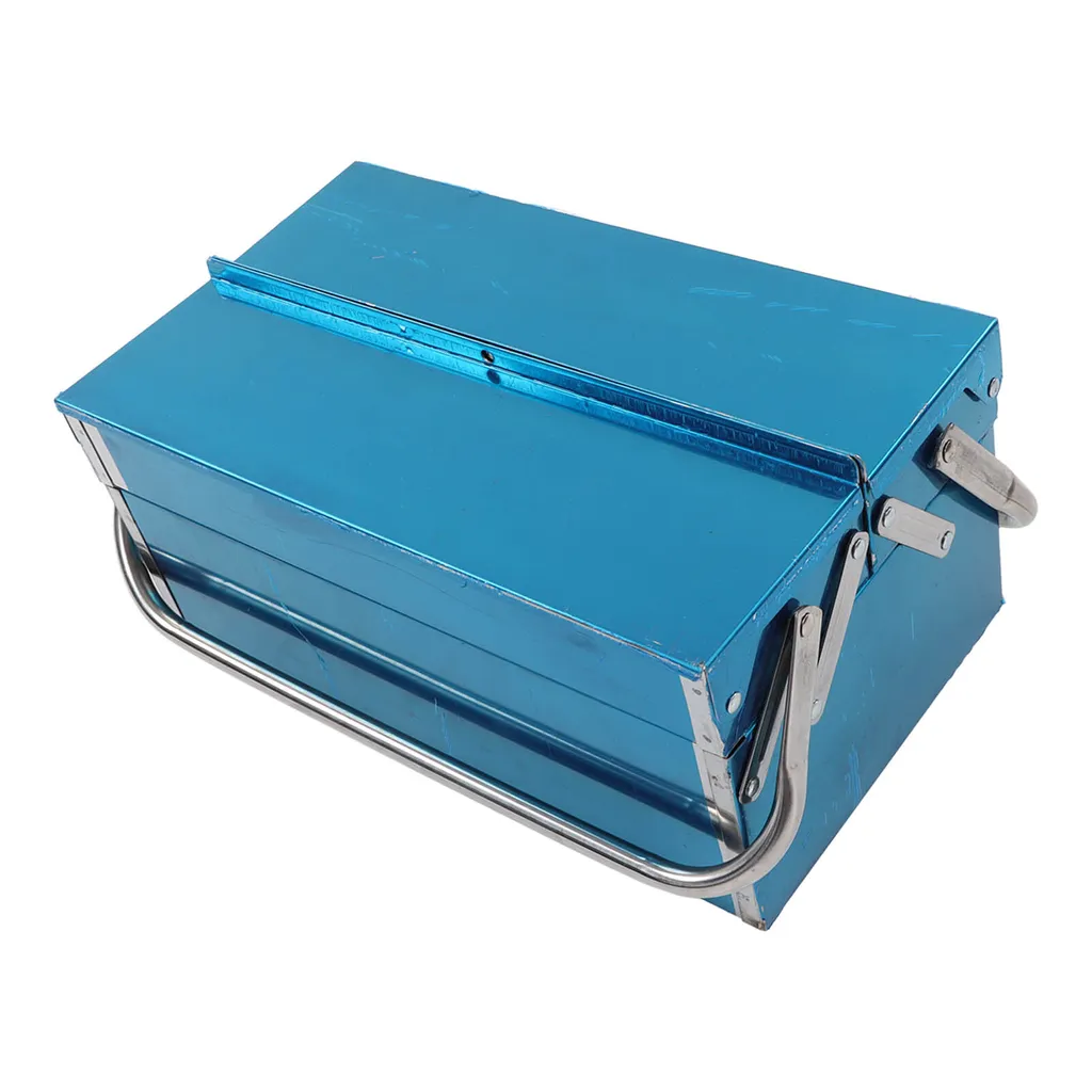 Boîte à outils en acier inoxydable à 3 compartiments pliable série PRO - 7