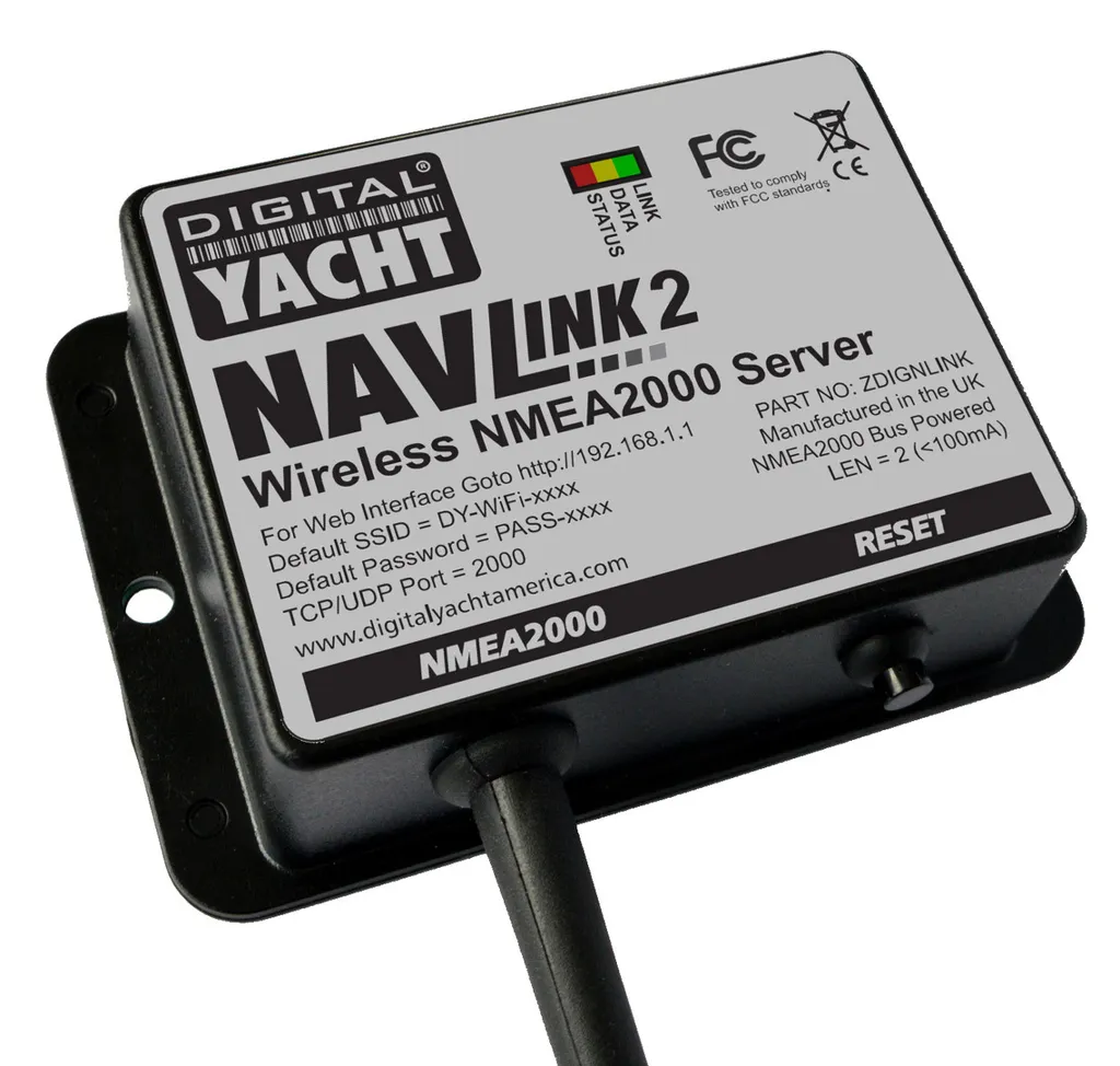 Convertisseur NMEA2000 WiFi NavLink2 avec Serveur Intégré Haute Portée