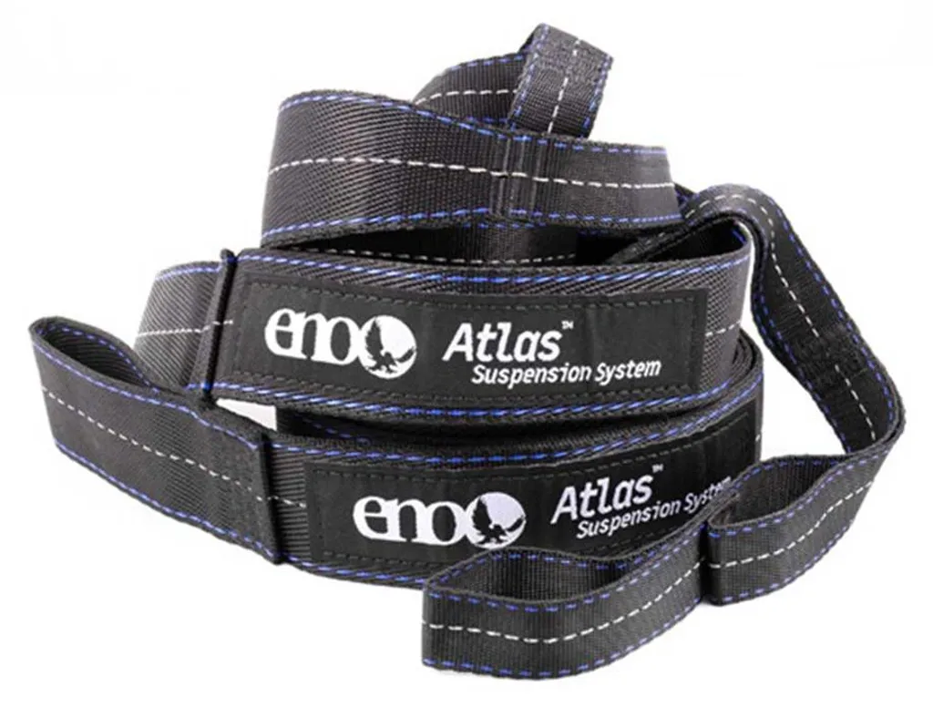 Kit Fixation Hamac Camping ENO Atlas Sangles pour Arbres Longue Portée