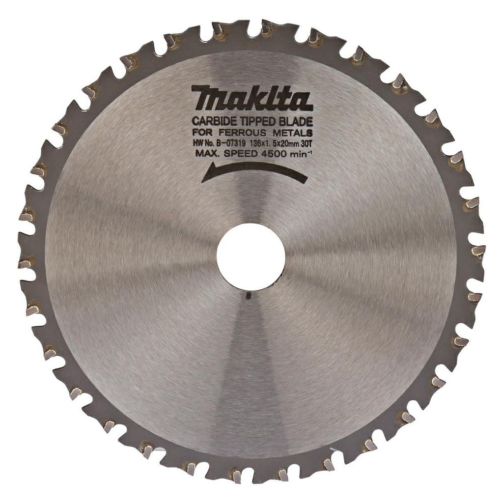 Makita B-07319 Specialized TCT-Kreissägeblatt 136 x 20 mm 30T Metall