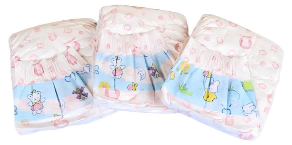 Couches en papier Surtep Animals pour filles, taille XS / Image du produit 