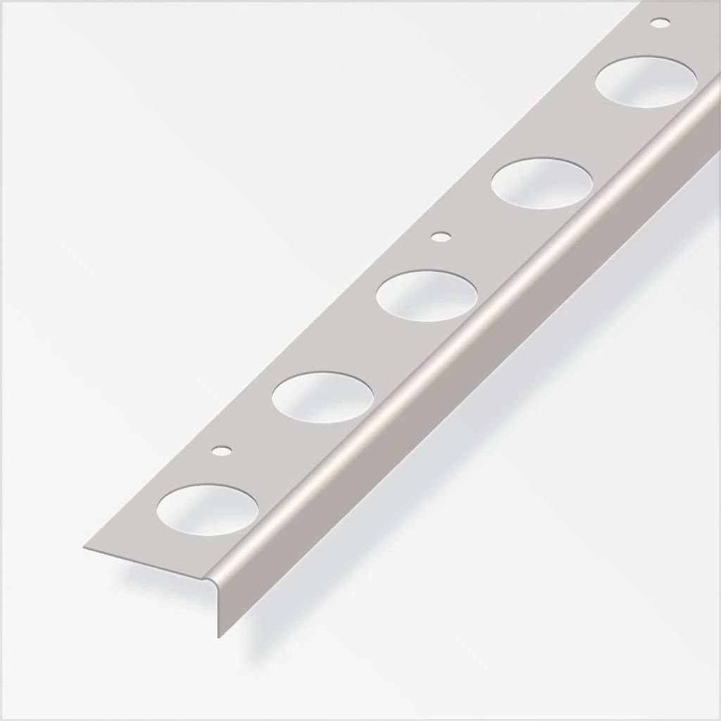 alfer Treppen-Reparaturwinkel, für Steintreppen 1.03 m, 18 x 43 mm verzinkt