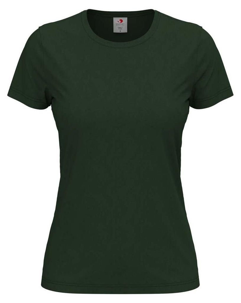 Stedman - "Classic" T-Shirt für Damen, Anliegend LT5600 (S) (Flaschengrün)