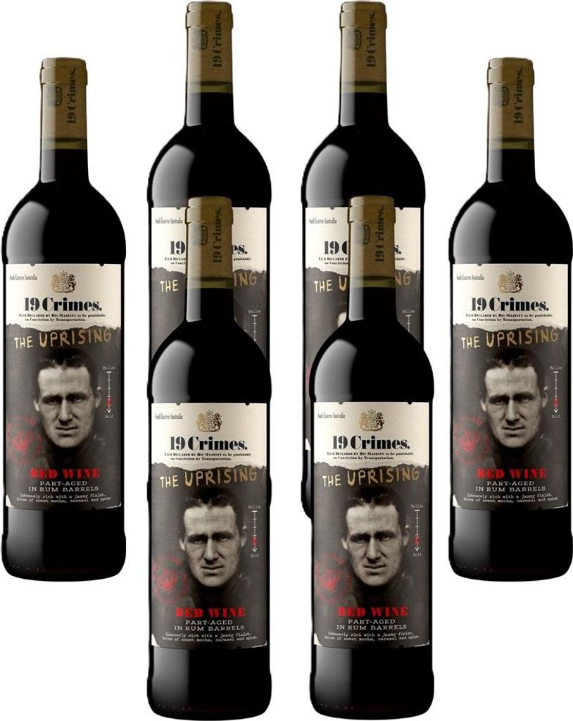6x 19 Crimes The Uprising 14,5% 0,75L (AUS) Produktbild 
