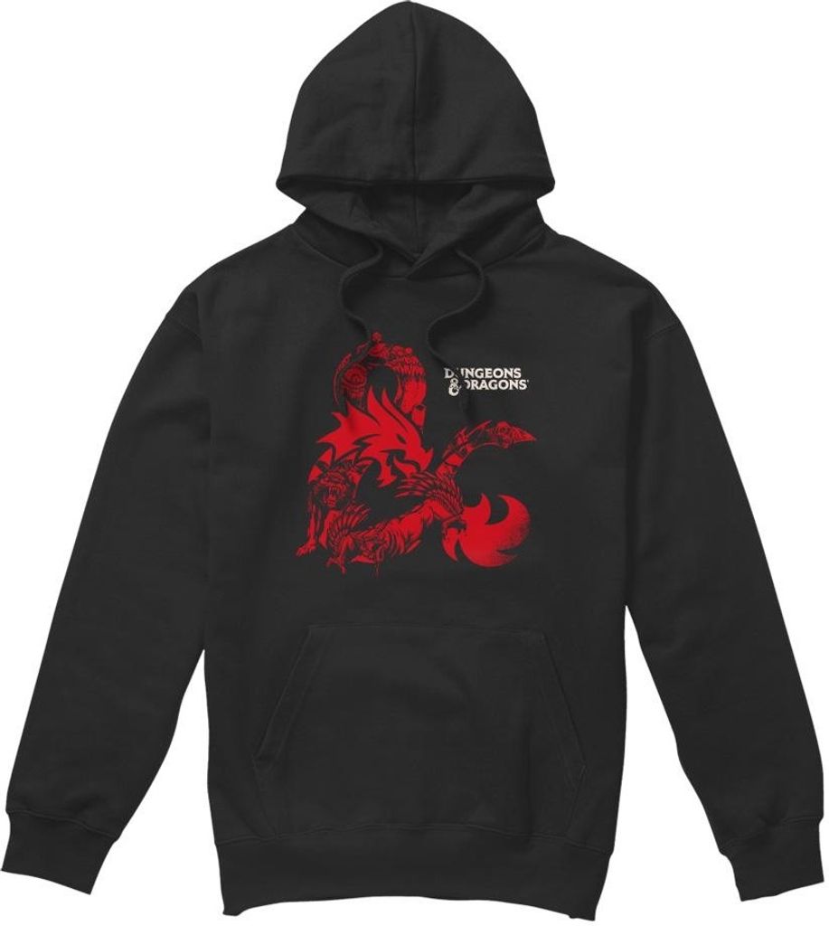 Dungeons & Dragons - Kapuzenpullover für Herren TV4337 (L) (Schwarz)