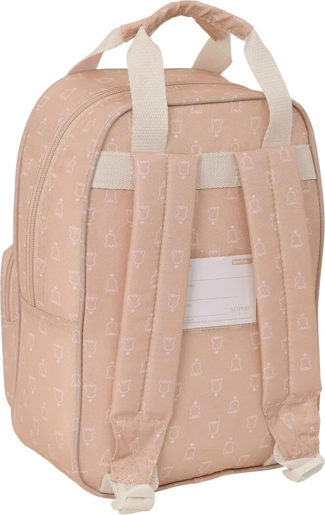 Sac de Sortie Sophie la Girafe Beige pour Garder les Affaires de Bébé - 3