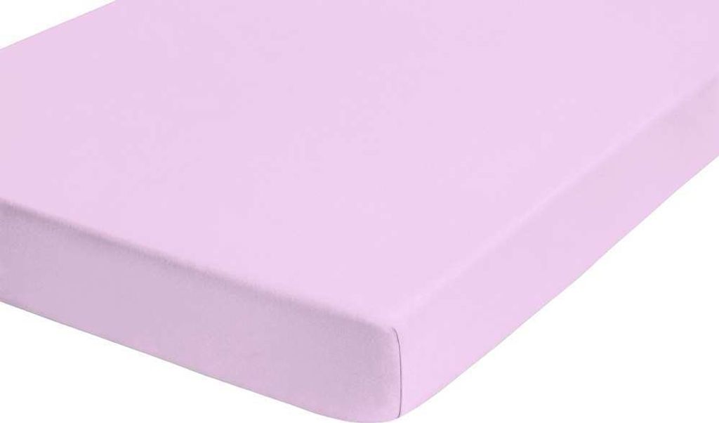 biberna Feinjersey-Spannbetttuch FLIEDER 90-100x200 cm