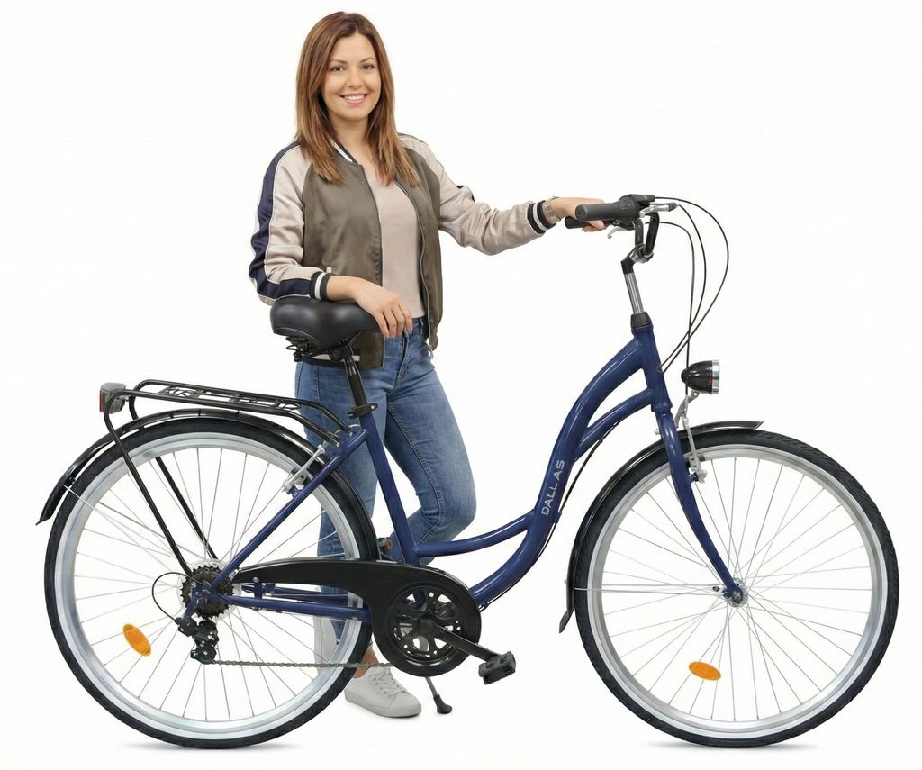 Dallas Bike Fahrrad - Damenfahrrad 28 Zoll - Shimano 7-Gang Produktbild 