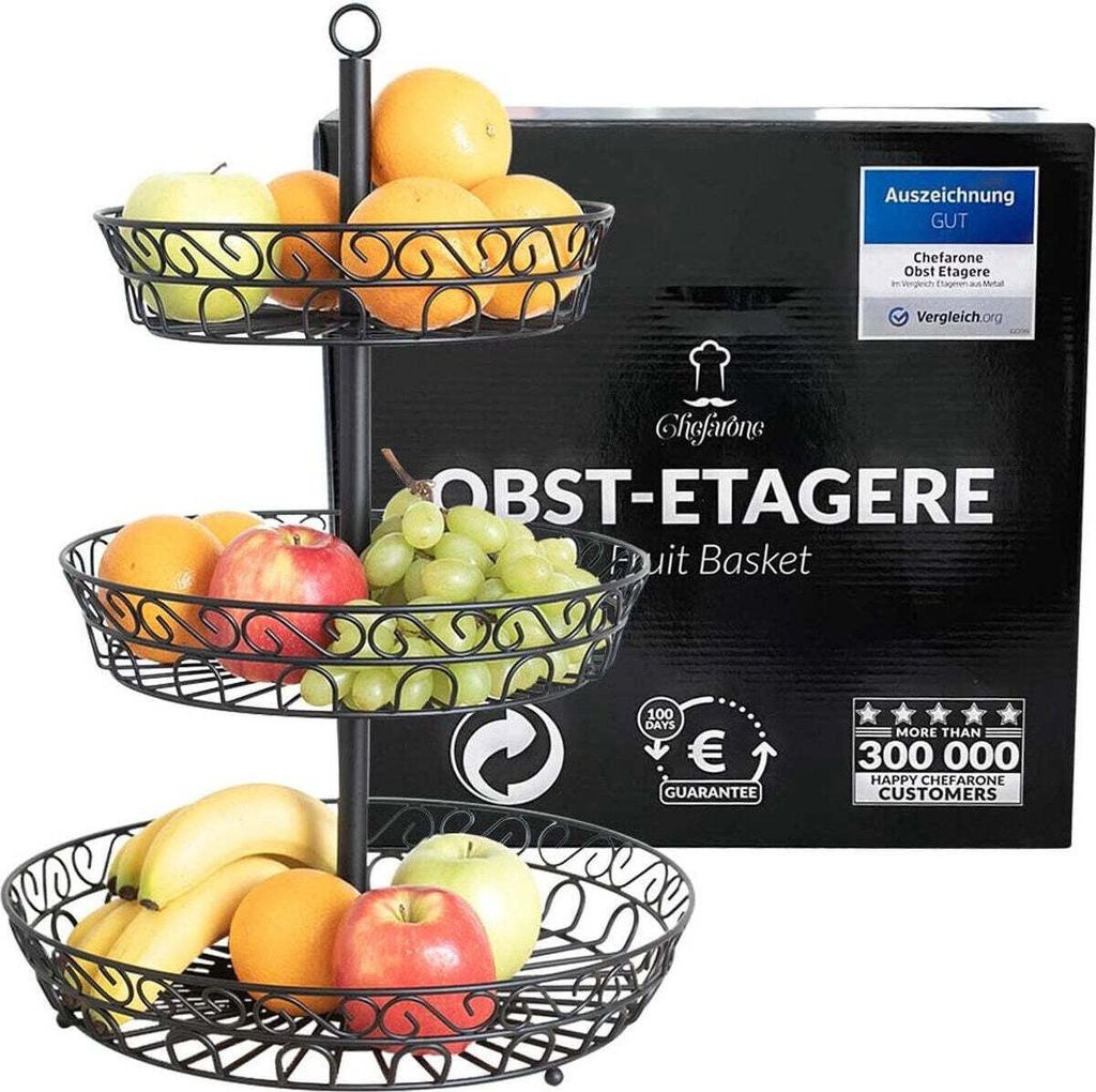 Chefarone Chefarone Fruttiera - fruttiera - 3 strati - Immagine del prodotto 