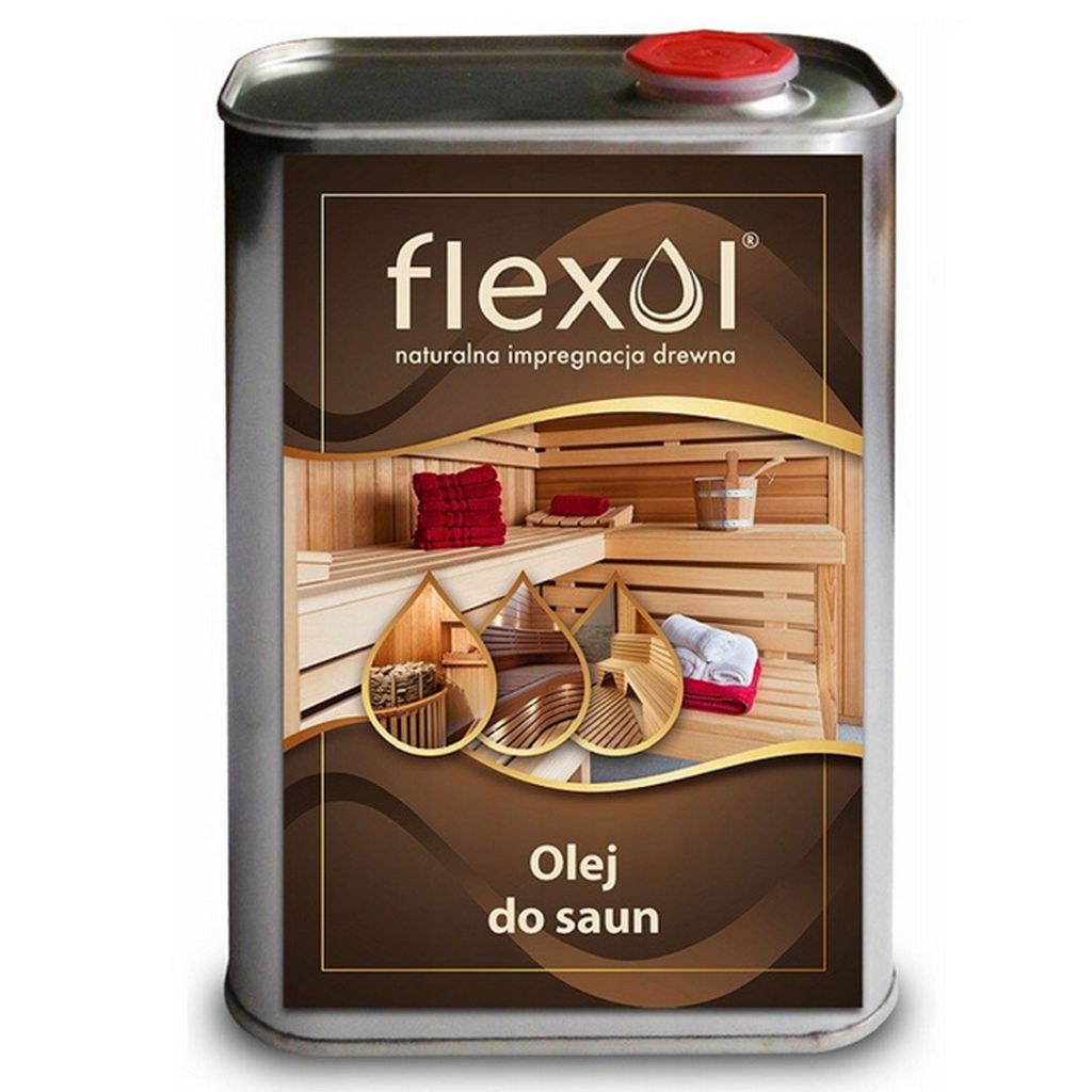 SAUNOVÝ OLEJ NA IMPREGNÁCIU DREVA 1 LITER Flexol Obrázok produktu 