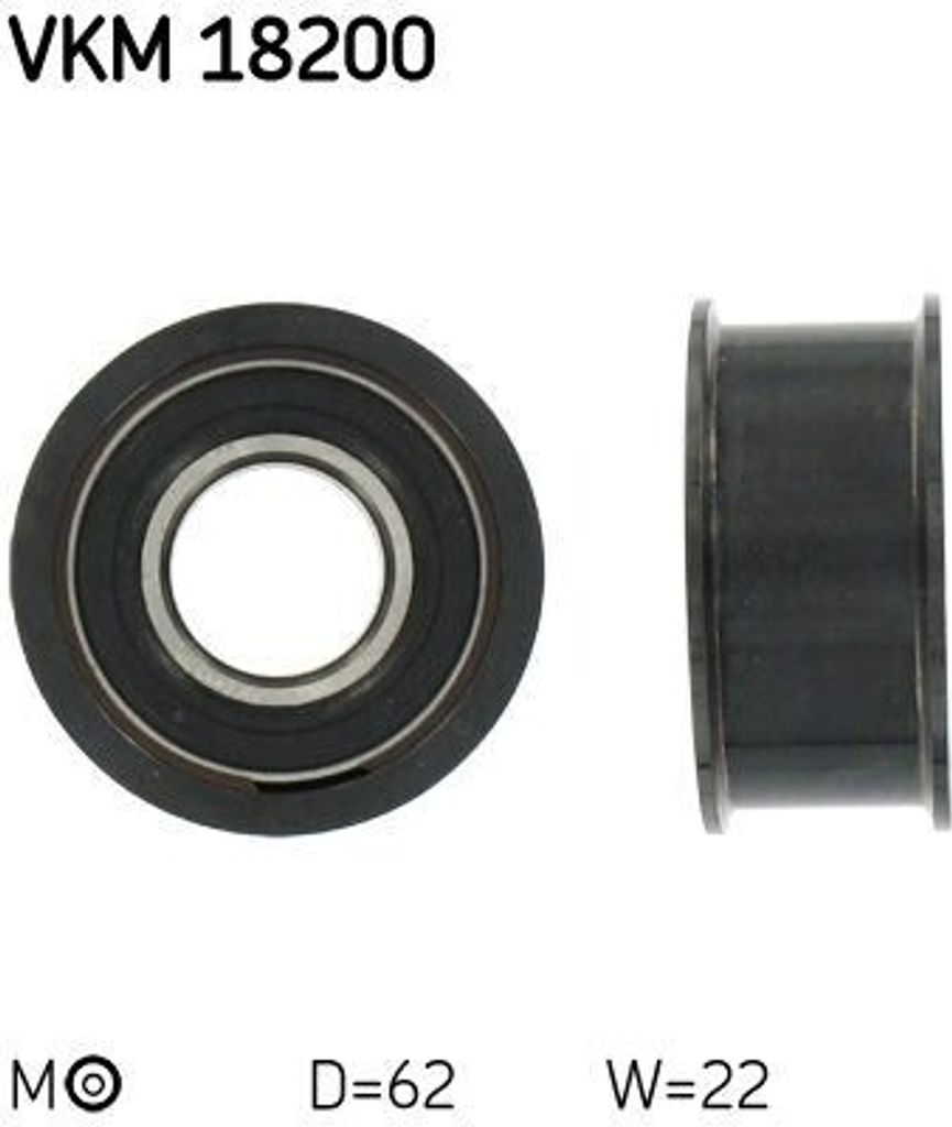 SKF VKM 18200 Spannrolle Zahnriemen für LADA 1200-1600 Limousine NOVA (2105) Toscana (2107) NOVA Kombi (2104)