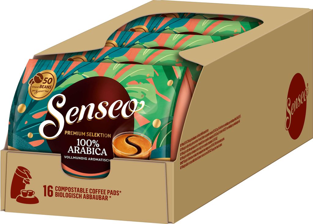SENSEO Pads Premium Selektion 100% Arabica Senseopads 5 x Produktbild 