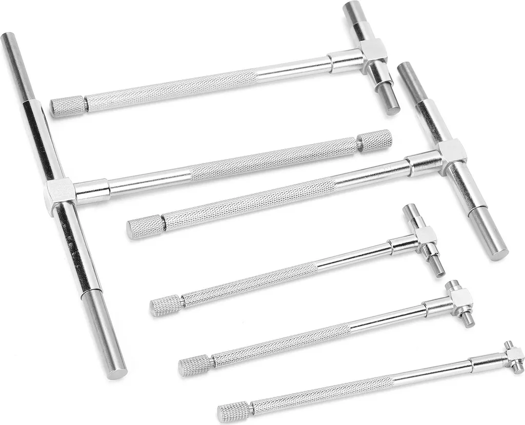 Set de 6 jauges d'alésage réglables avec piston à ressort et blocage vis - 10