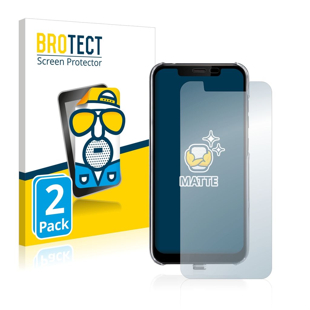 2x BROTECT Schutzfolie für Gigaset GS195LS Displayschutz Displayschutzfolie Folie Matt Entspiegelungsfolie