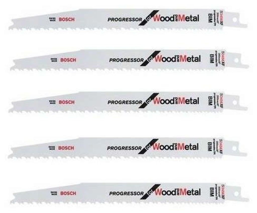 Lot de 5 lames de scie sabre S 3456 XF BOSCH 2608654406 Image du produit 