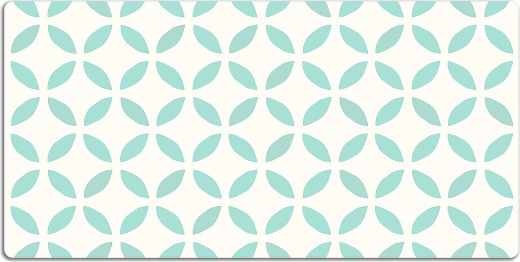Schreibtischmatte Tischunterlage 120x60 cm Mauspad - Symmetrisches Muster