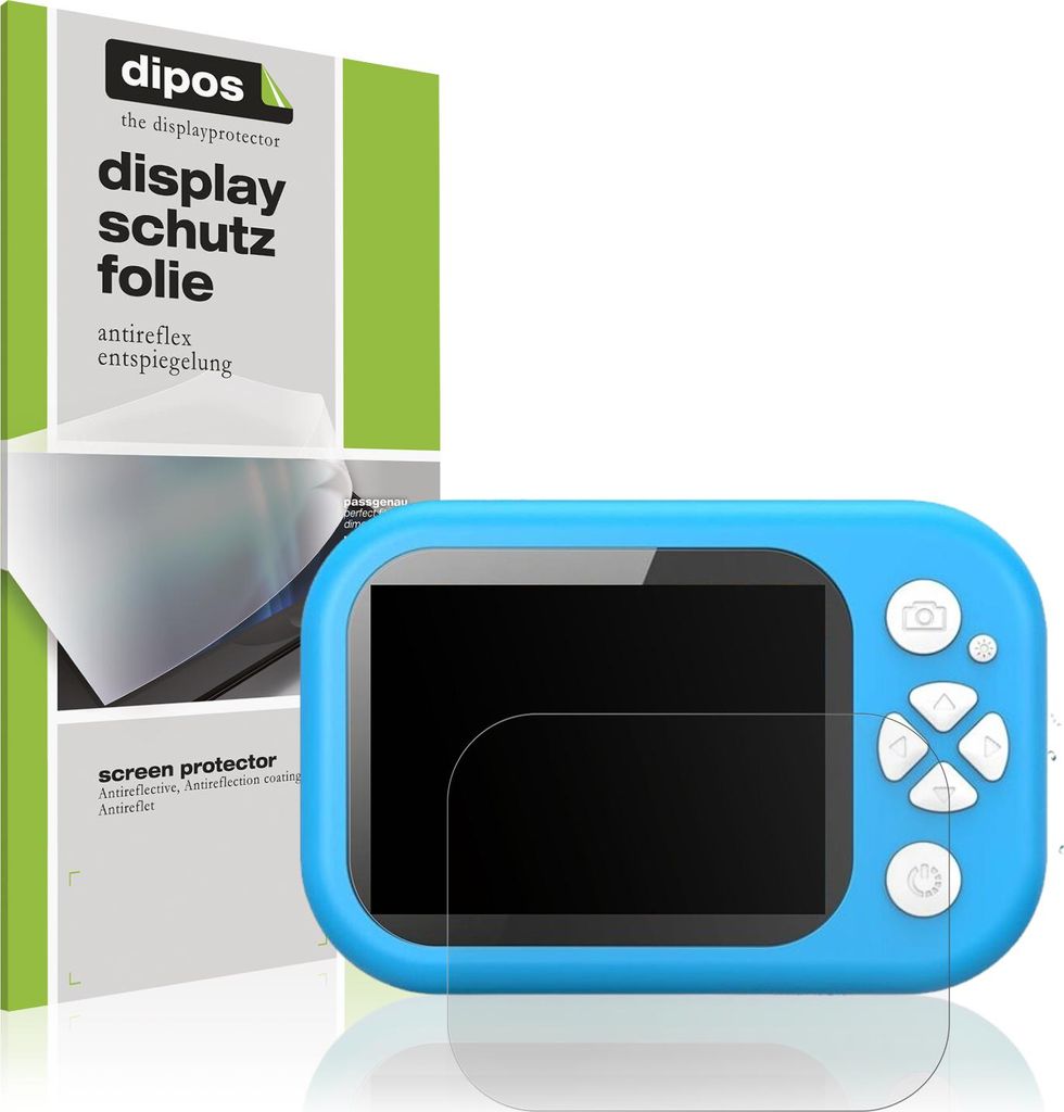 4x Schutzfolie für Tosaju Unterwasserkamera matt Displayschutzfolie Folie Display Schutz dipos