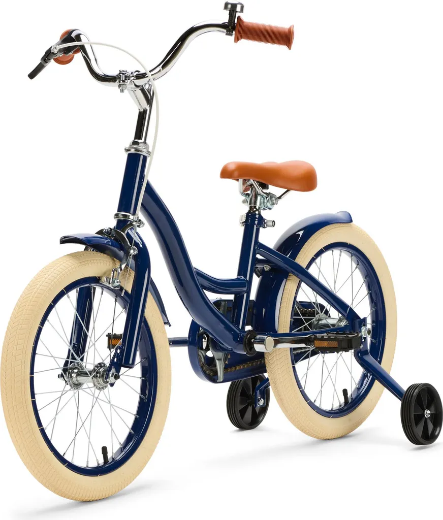 Vélo pour enfants Generation Blanco 16 pouces bleu foncé avec stabilisateurs - 2