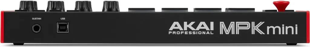 Akai MPK Mini MK3 Clavier Maître avec Touches Gen 2 et Design Rouge - 4