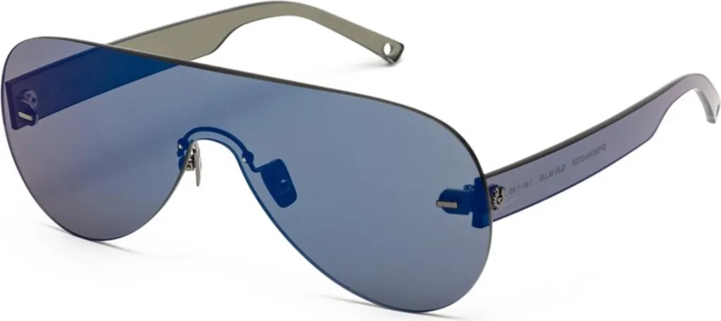 Lunettes de soleil Belstaff Speedmaster Aviateur en Acier Argenté Homme