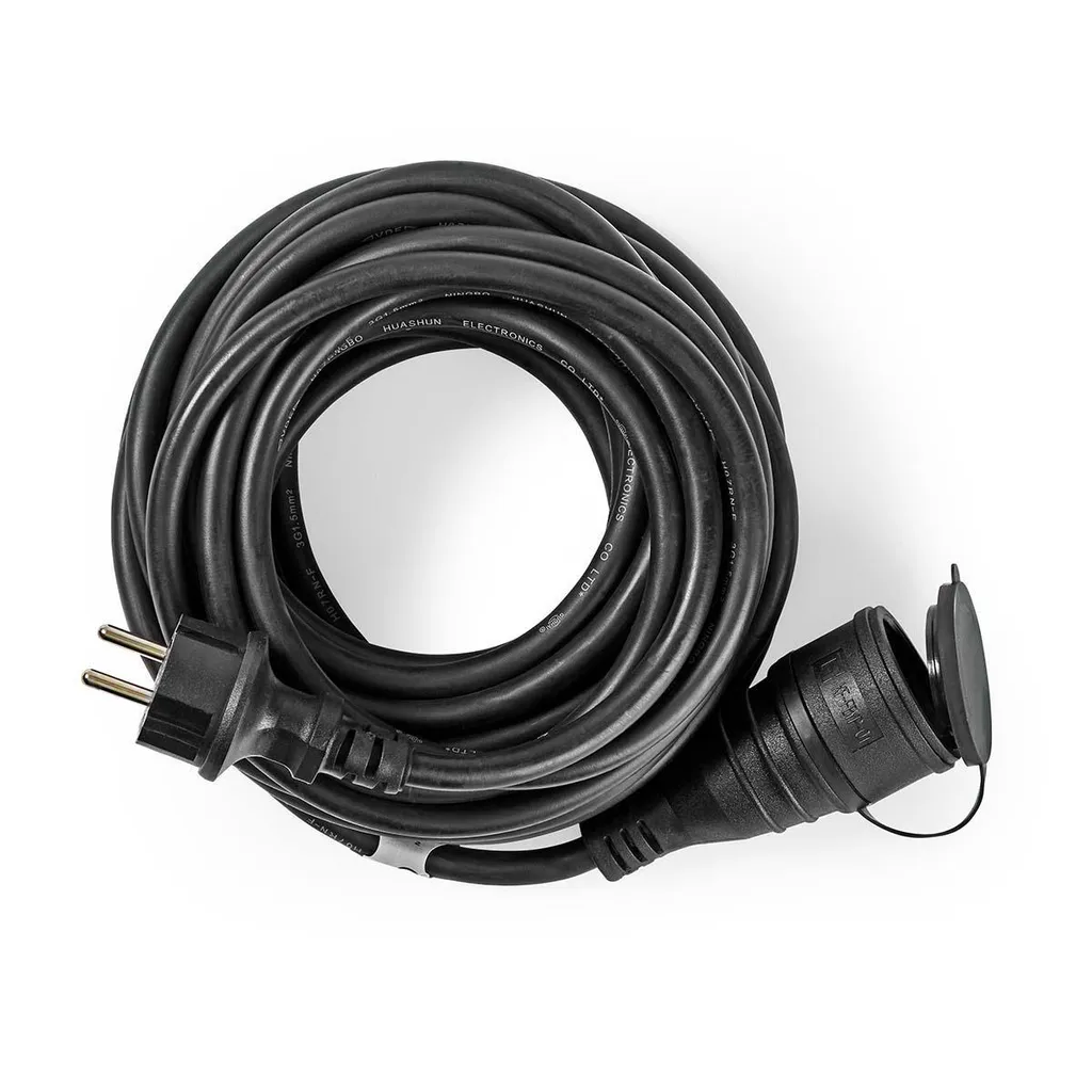 Câble prolongateur électrique 20m IP44 robuste pour usage extérieur N