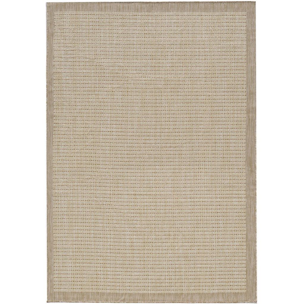 Outdoor Teppich GIZA Beige 120 x 120 cm Rund
