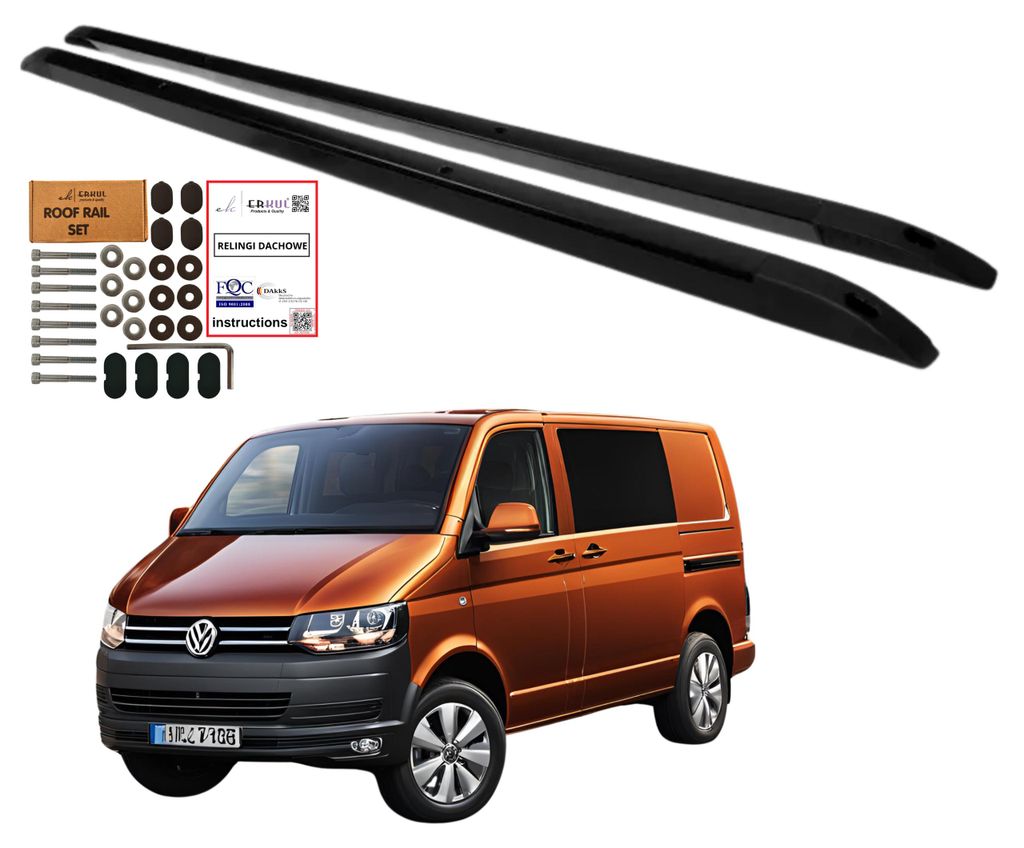 INTEGROVANÉ STREŠNÉ NOSIČE VOLKSWAGEN T5 T6 krátke L1 od Obrázok produktu 