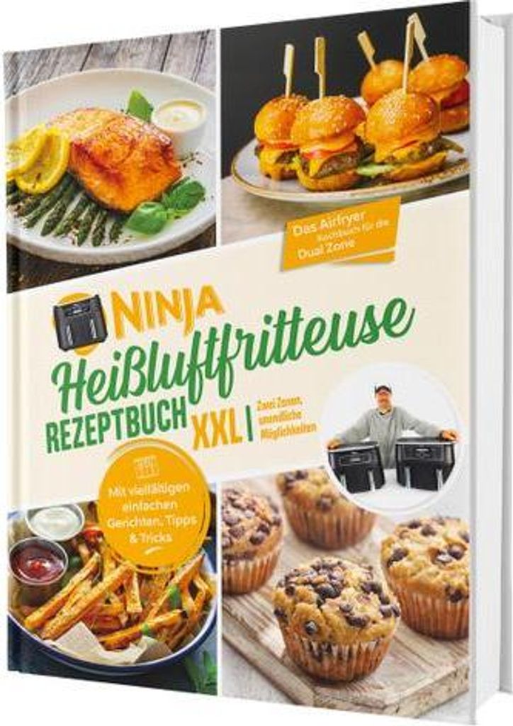 Ninja Heißluftfritteuse Rezeptbuch Dual Zone: 2 Körbe, 1 Immagine del prodotto 