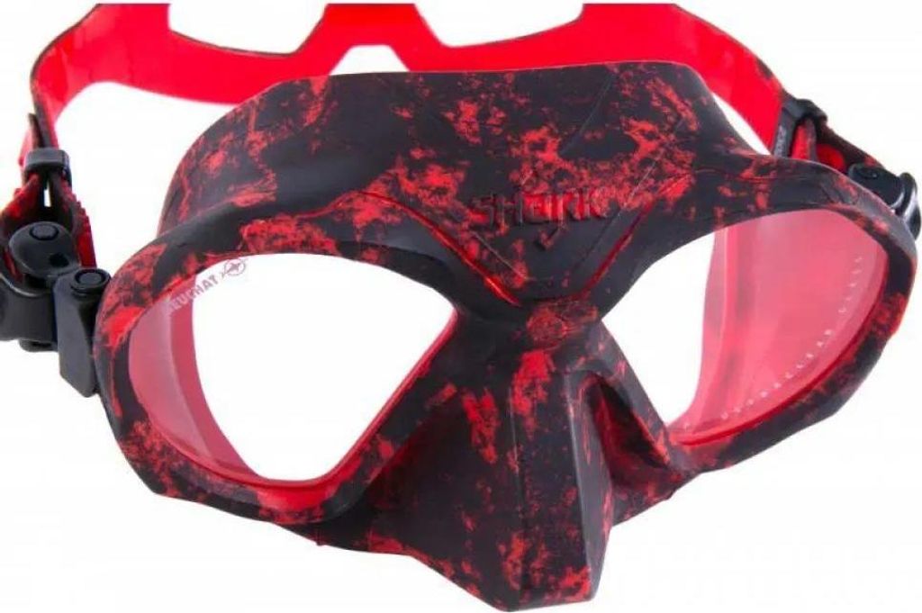 Beuchat Shark Speerfischen Maske Rot Herren,Damen Rot One Size