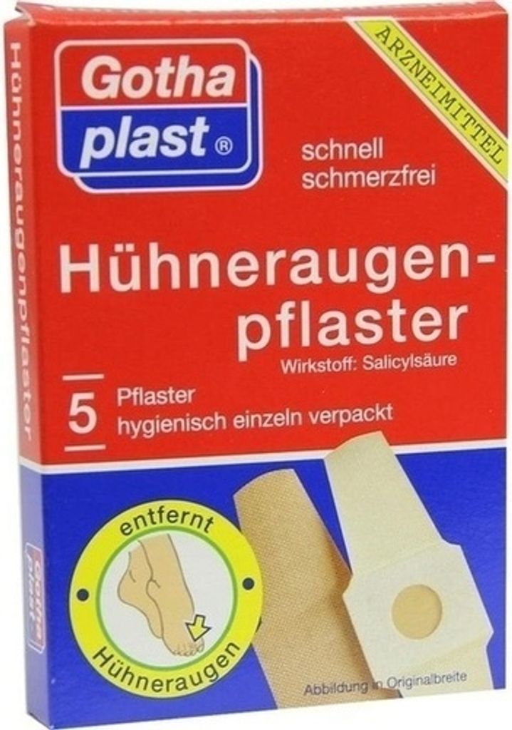 GOTHAPLAST CORNMED EYE PAD, 5 ks náplastí Obrázok produktu 