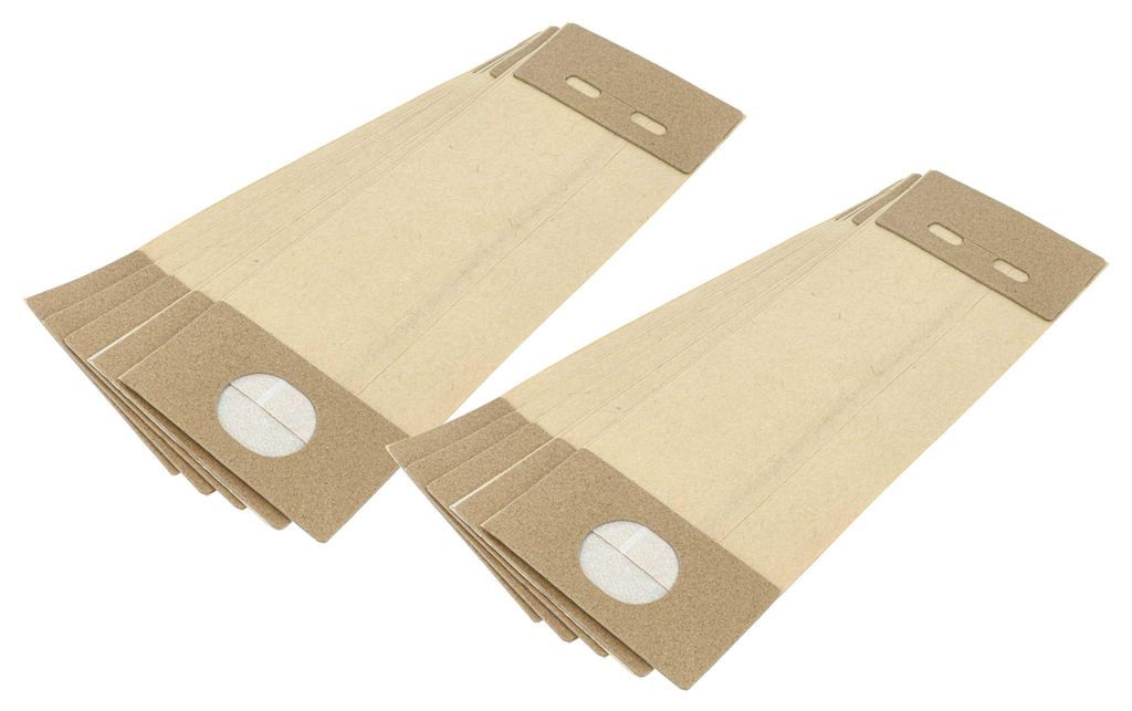 vhbw 10x Turbofilter kompatibel mit Makita BO4900VJ, BO4900, BO4900V, BO5020 Schwingschleifer, Exzenterschleifer - Papier-Staubbeutel Set Sandfarben