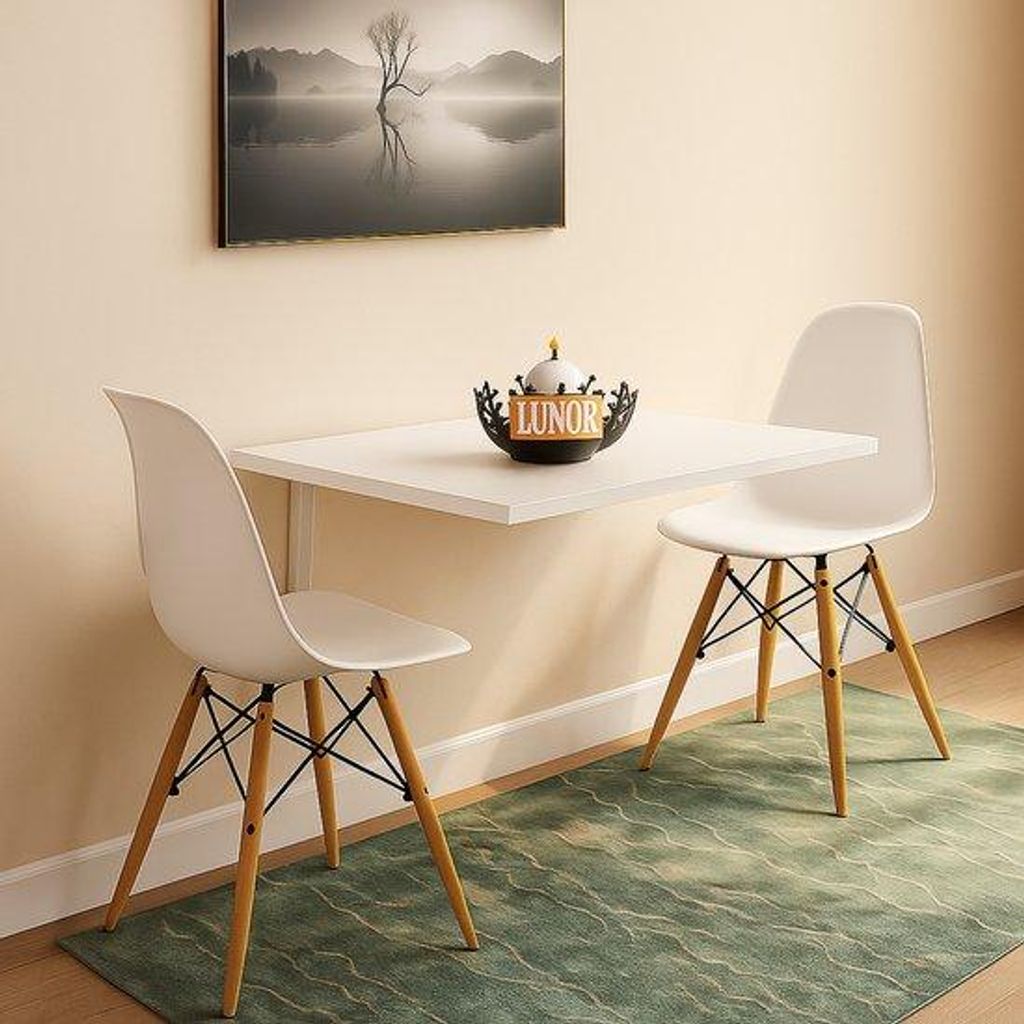 LUNOR Wandklapptisch Oslo platzsparender Klapptisch für Küche Balkon Büro 72x45