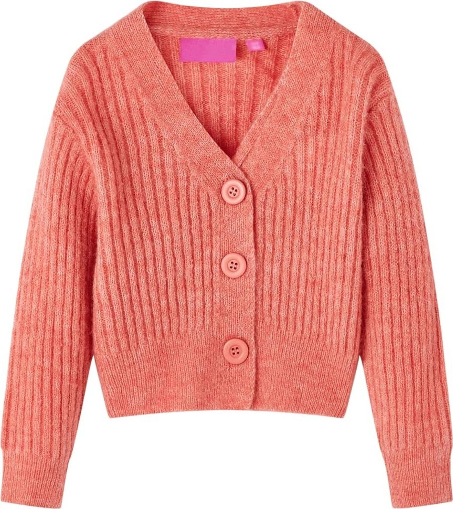 Kinder-Strickjacke Mittelrosa 116