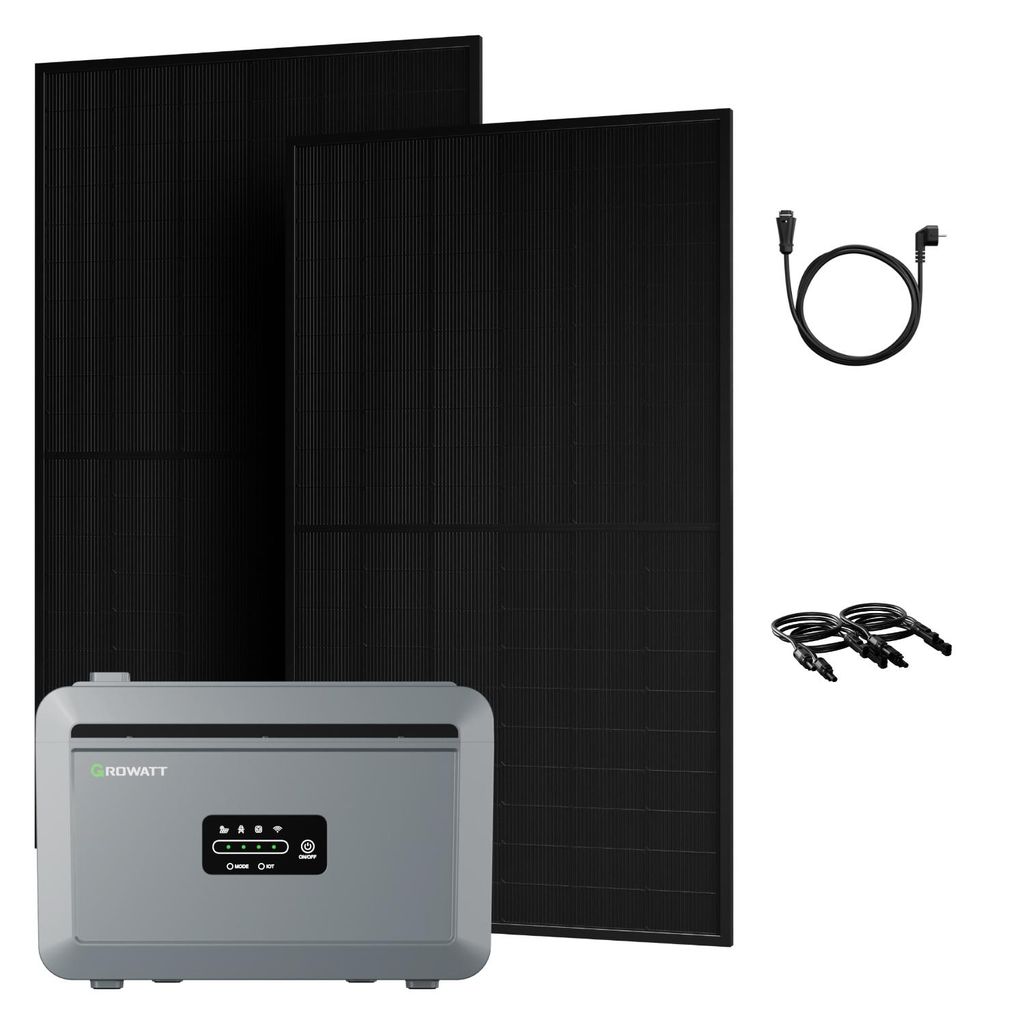 Powerness Balkonkraftwerk mit Speicher, Growatt NEXA 2000 Produktbild 
