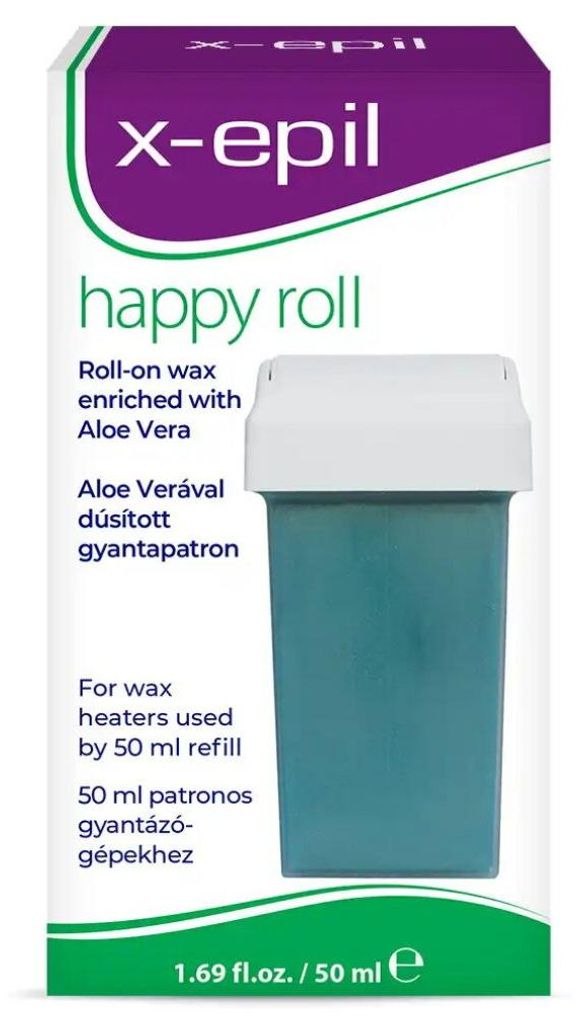 X-Epil, Happy Roll, Aloe Vera, seidiges Finish, Produktbild 