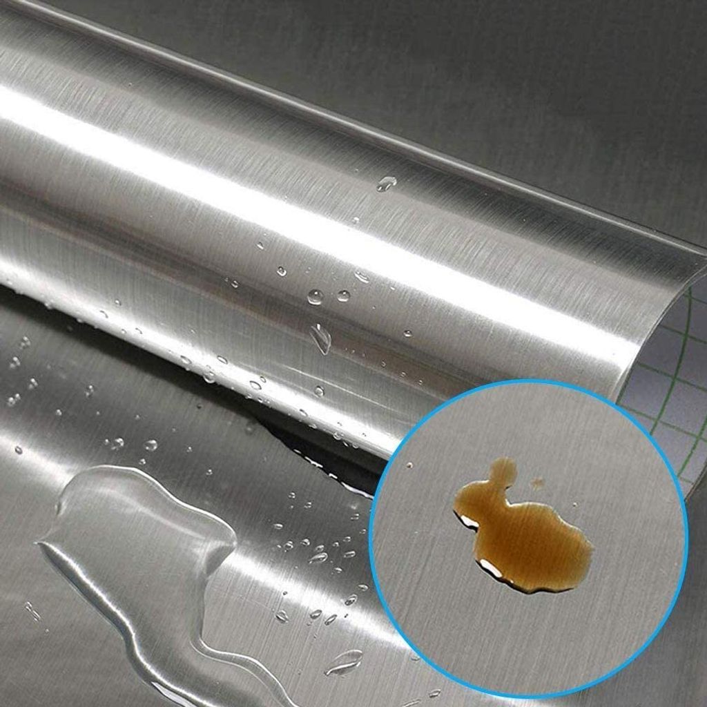 Klebefolie, Metall Optik Möbelfolie, Selbstklebende Folie