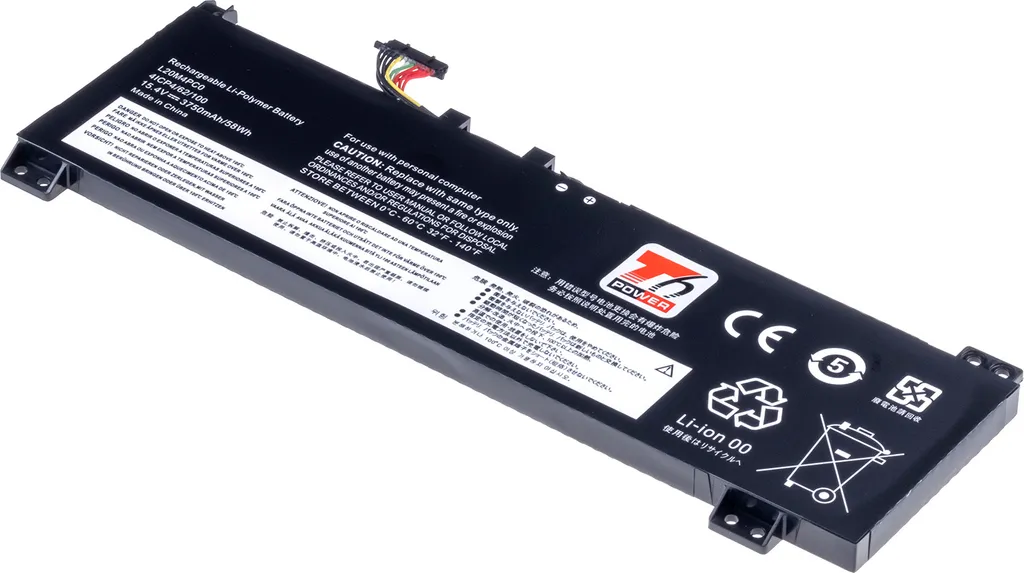 Batteria T6 Power per Lenovo Legion 5-15ITH6 | 15.4V 58Wh Nero