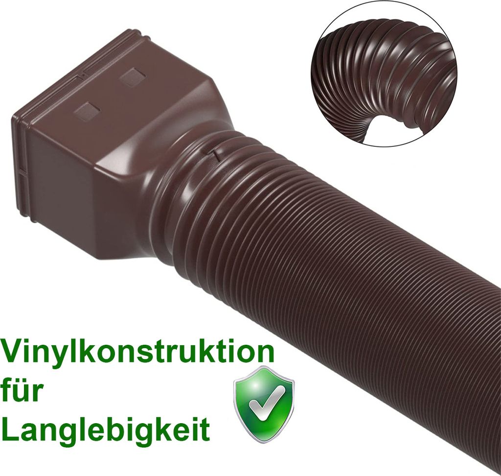 Regenwasser und Dachrinnenrohre, Fallrohrverlängerungen, Produktbild 4