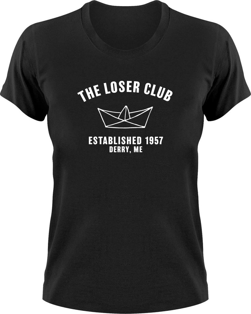 Styletex23 T-Shirt The Loser Club Papierboot Logo, Damen schwarz, XL