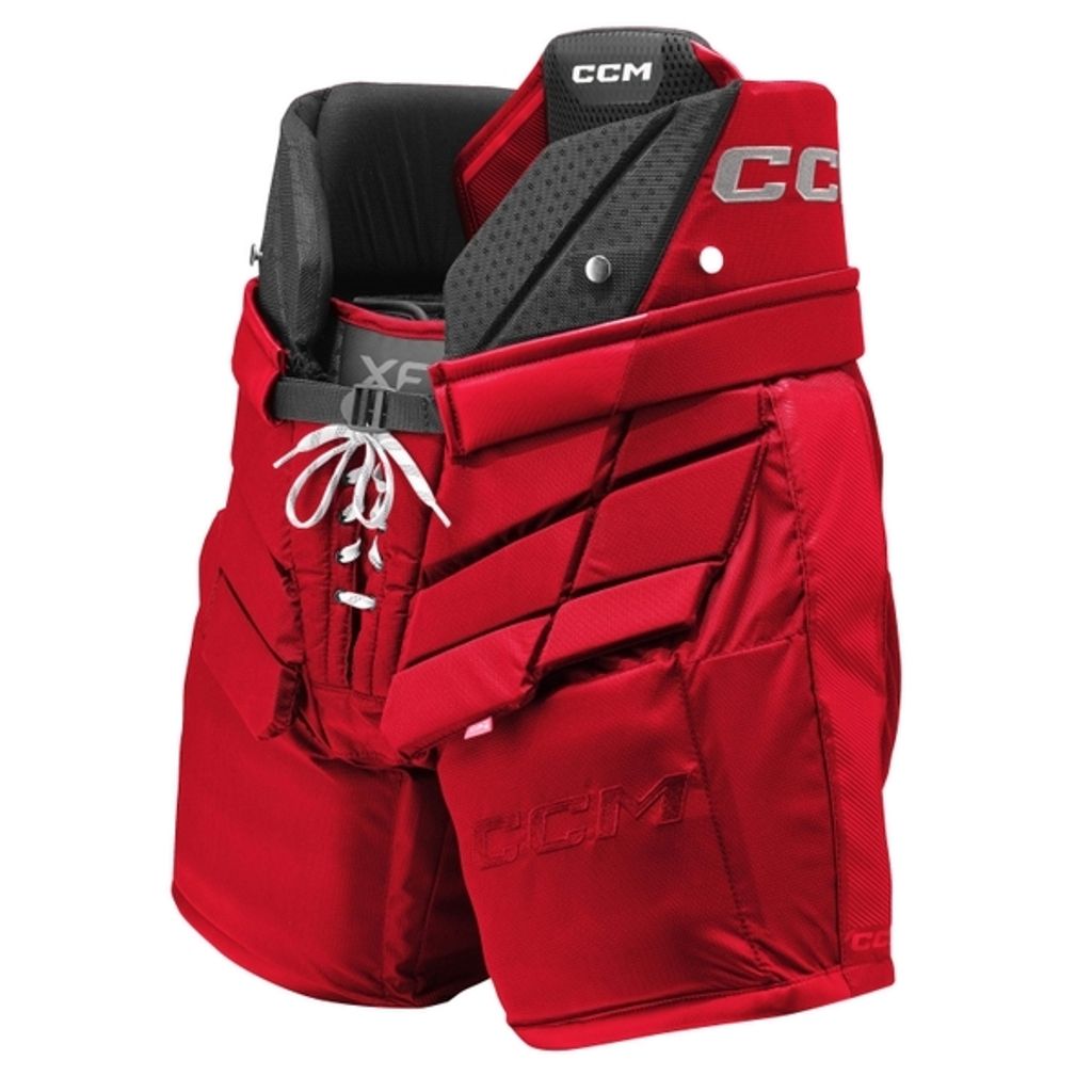 CCM XF Pro Goalie Hose Senior, Größe:L, Farbe:rot