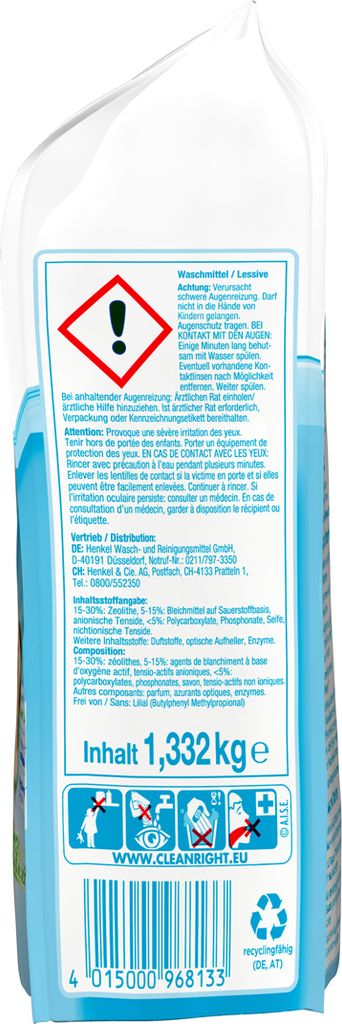 Persil Sensitive Megaperls Vollwaschmittel mit Aleo Vera Produktbild 4