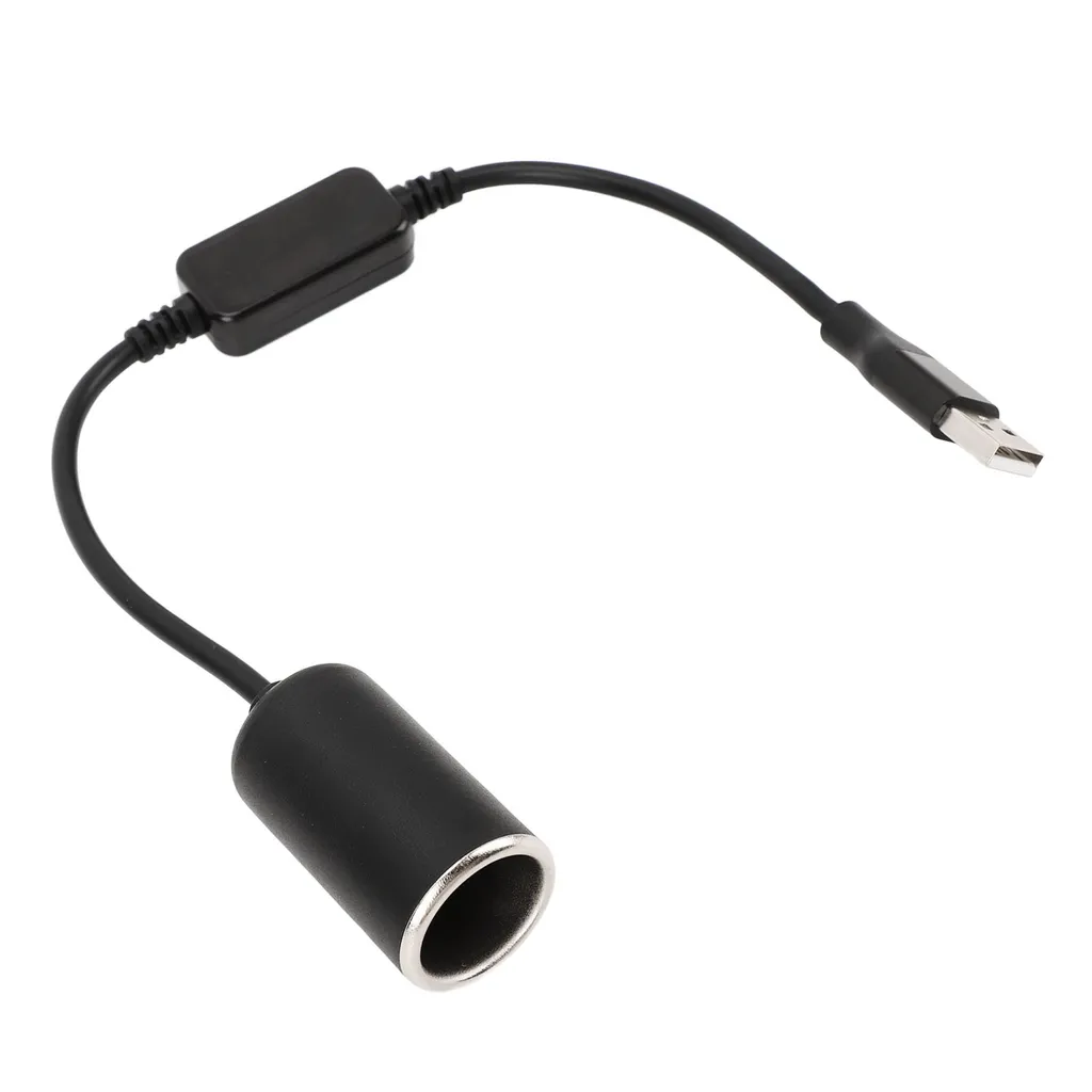 Accendisigari per auto, porta USB 5V Girare 12V maschio Cavo di
