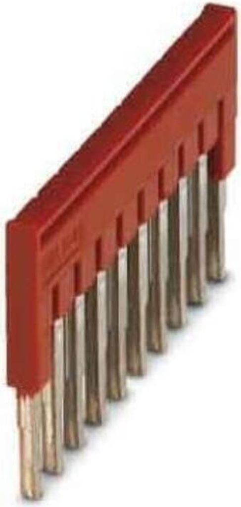 Phoenix Contact Steckbrücke FBS 10-4 Belastungsstrom 17,5A Farbe rot, Werkstoff Kupfer (Cu) - 1 Stück