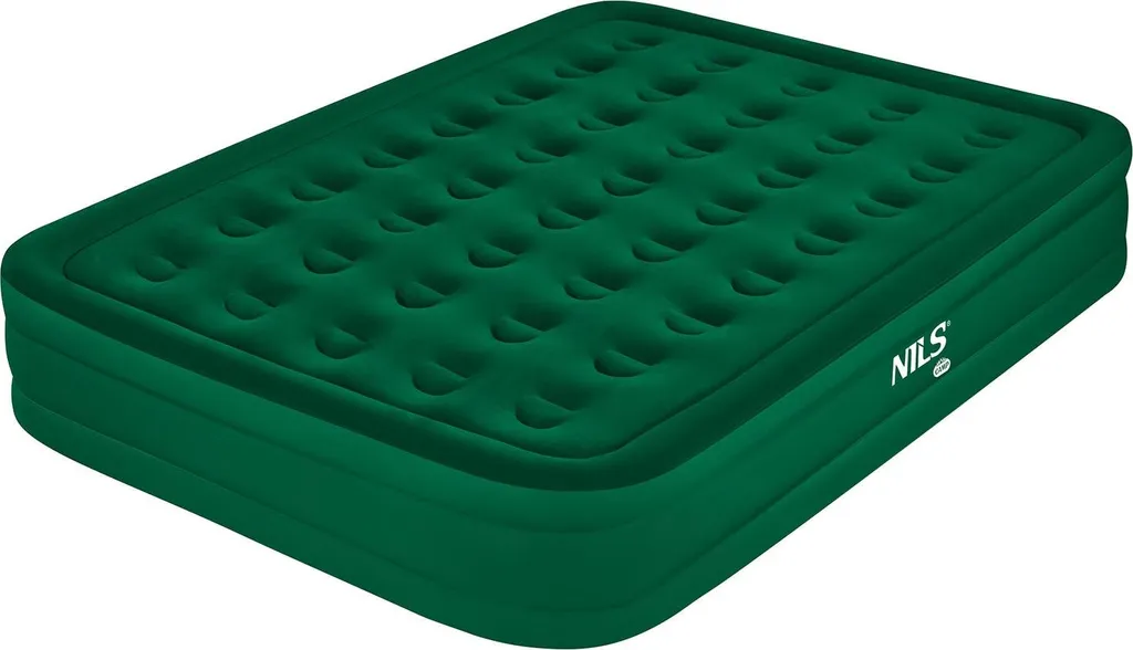 Matelas King Size auto-gonflant avec pompe électrique 220V, design vert
